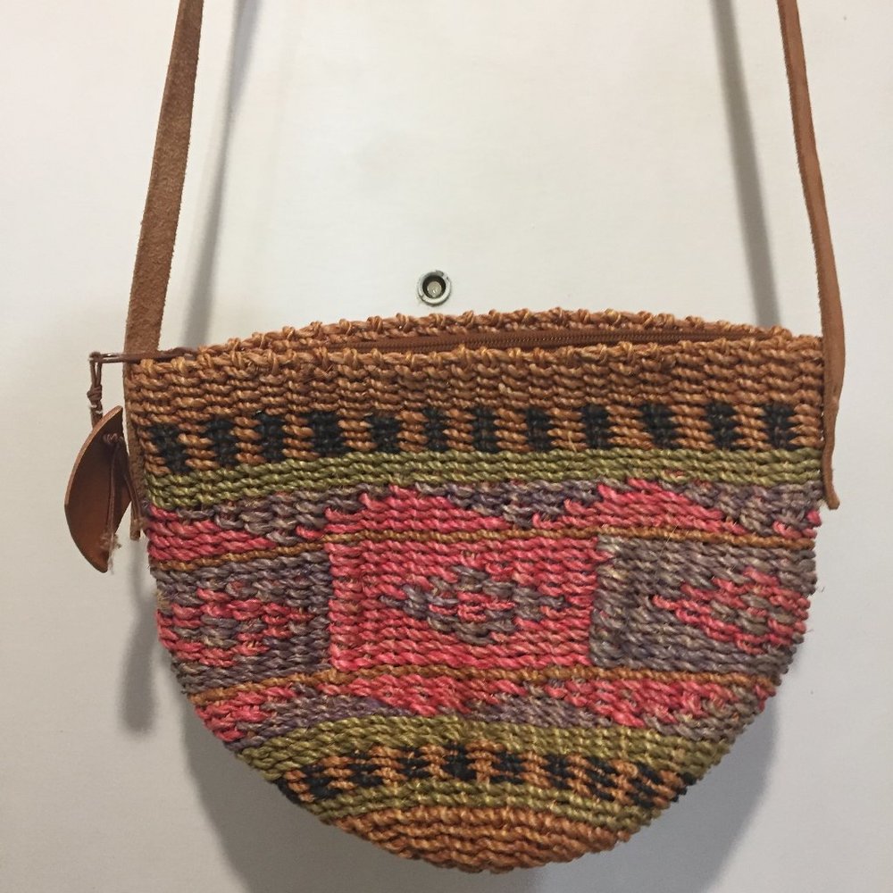 Handcrafted Multicolor Crossbody Bag